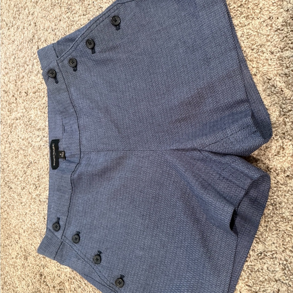 Banana Republic Textured Blue Shorts